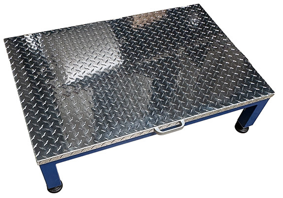 Cable Step Cover, Opening Top, closed, with handle on the front edge